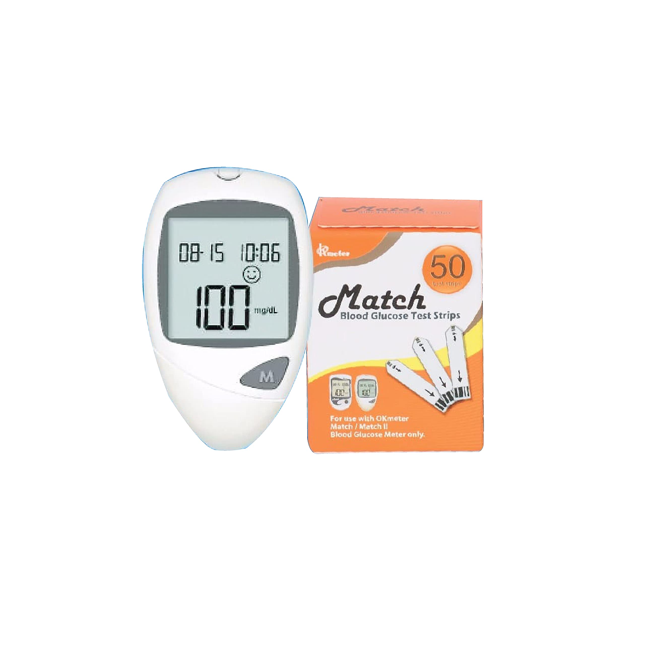 Match blood Glucose Strips